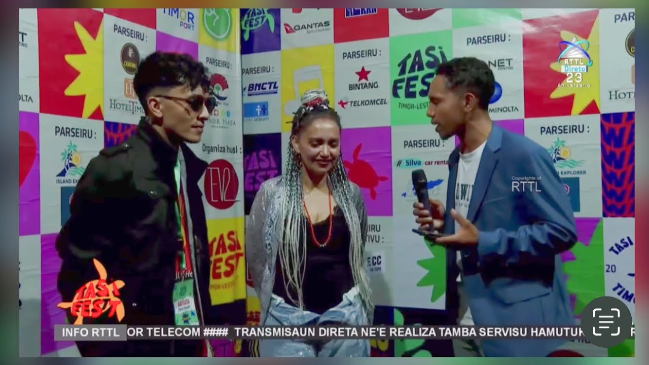 Entrevista RTTL - TasiFest 2025 Timor-Leste - Backstage