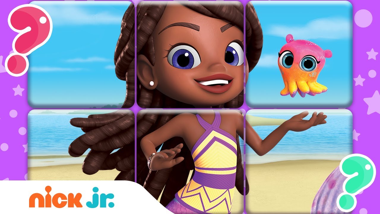 Puzzle Game Mix-Up #4 w/ PAW Patrol, Santiago & Blaze! 🧩 | Nick Jr.