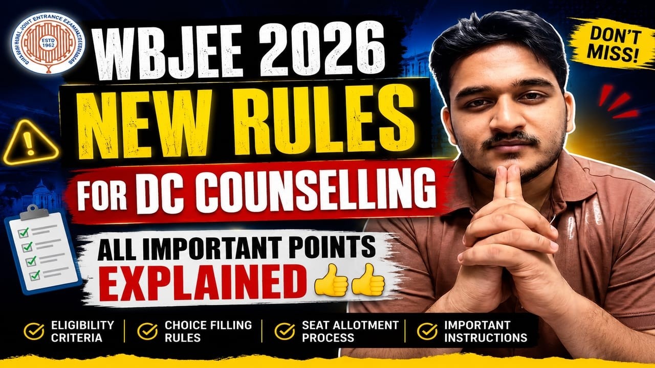 🔥 WBJEE 2026 DC Counselling: NEW RULES Explained! 😱 | All Important Points You MUST Know