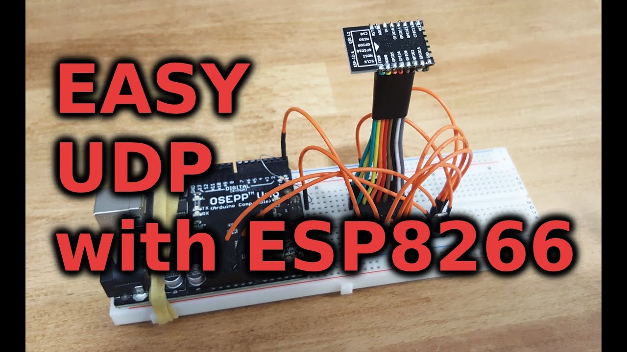 Arduino and ESP8266 Basics: UDP Transmitter Tutorial