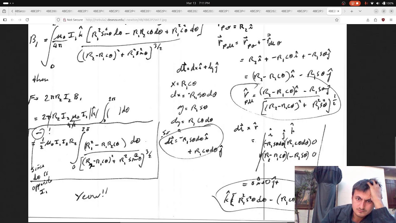 E&M physics problems