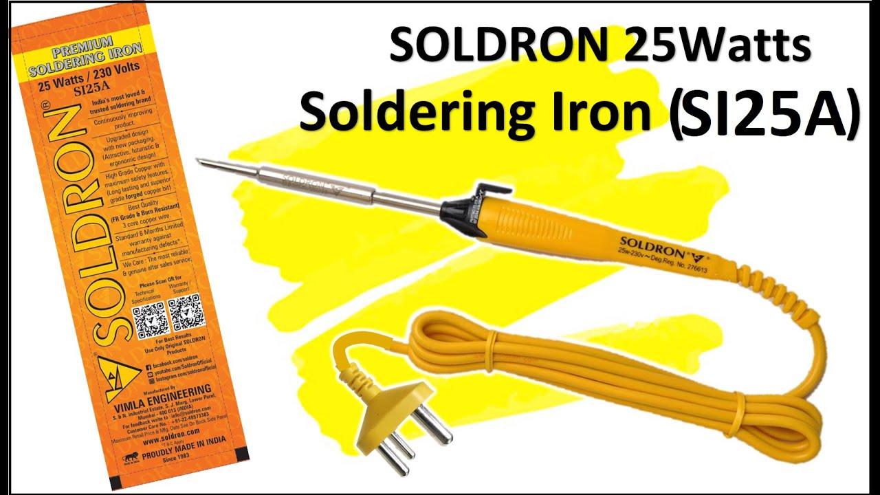 SOLDRON 25 WATT/230 VOLTS SOLDERING IRON