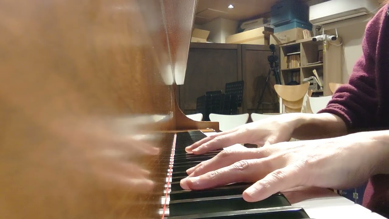 素人ピアノ　ブラームス　間奏曲イ長調OP118-2　リハビリ50