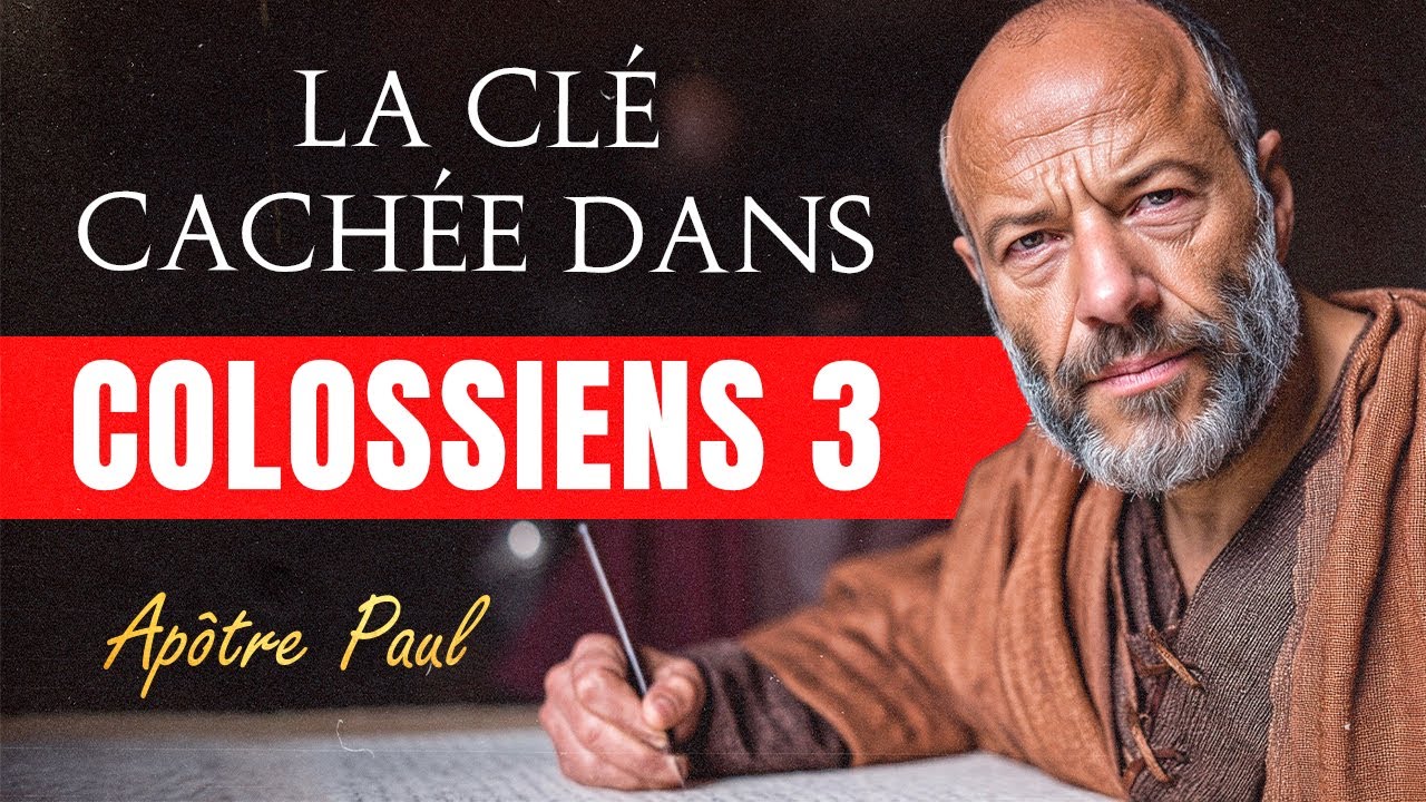 La Clé Cachée dans Colossiens 3 – La Vie Cachée avec le Christ - Apôtre Paul