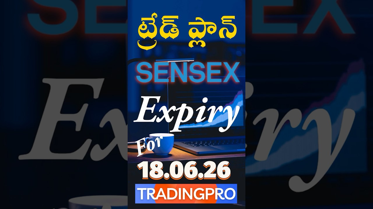 SENSEX Expiry Trade Plan & Levels for tomorrow JUNE 18, 2026 | #trending  #viral  |#nifty #sensex