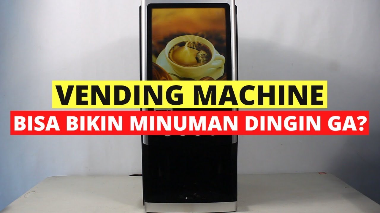 KOMPLIT! MESIN VENDING KOPI OTOMATIS/ Coffee & Chocolate Vending Machine GETRA