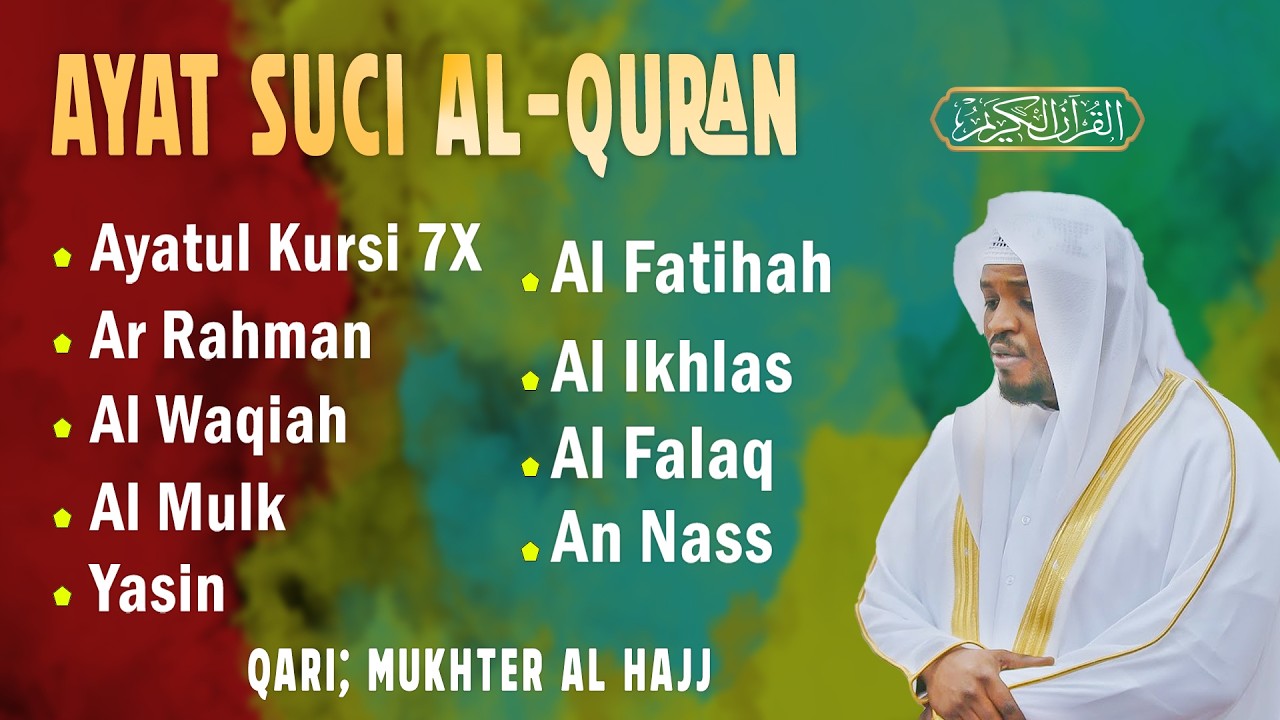 BACAAN AL-QURAN yang sangat merdu | Alfatiha, Alkahfi,Yasin,Alwaqia, Arrahman, AAlmulk, Almoeathat