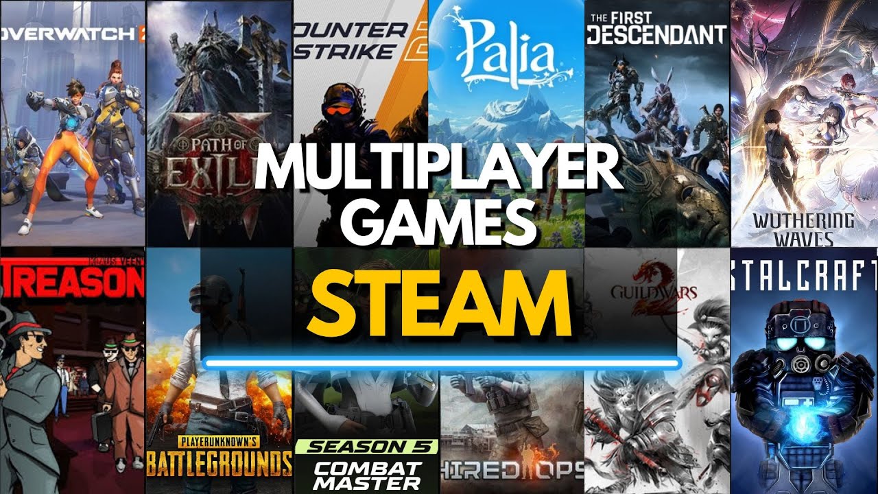 Top 60 Free Multiplayer Games on Steam (2025)