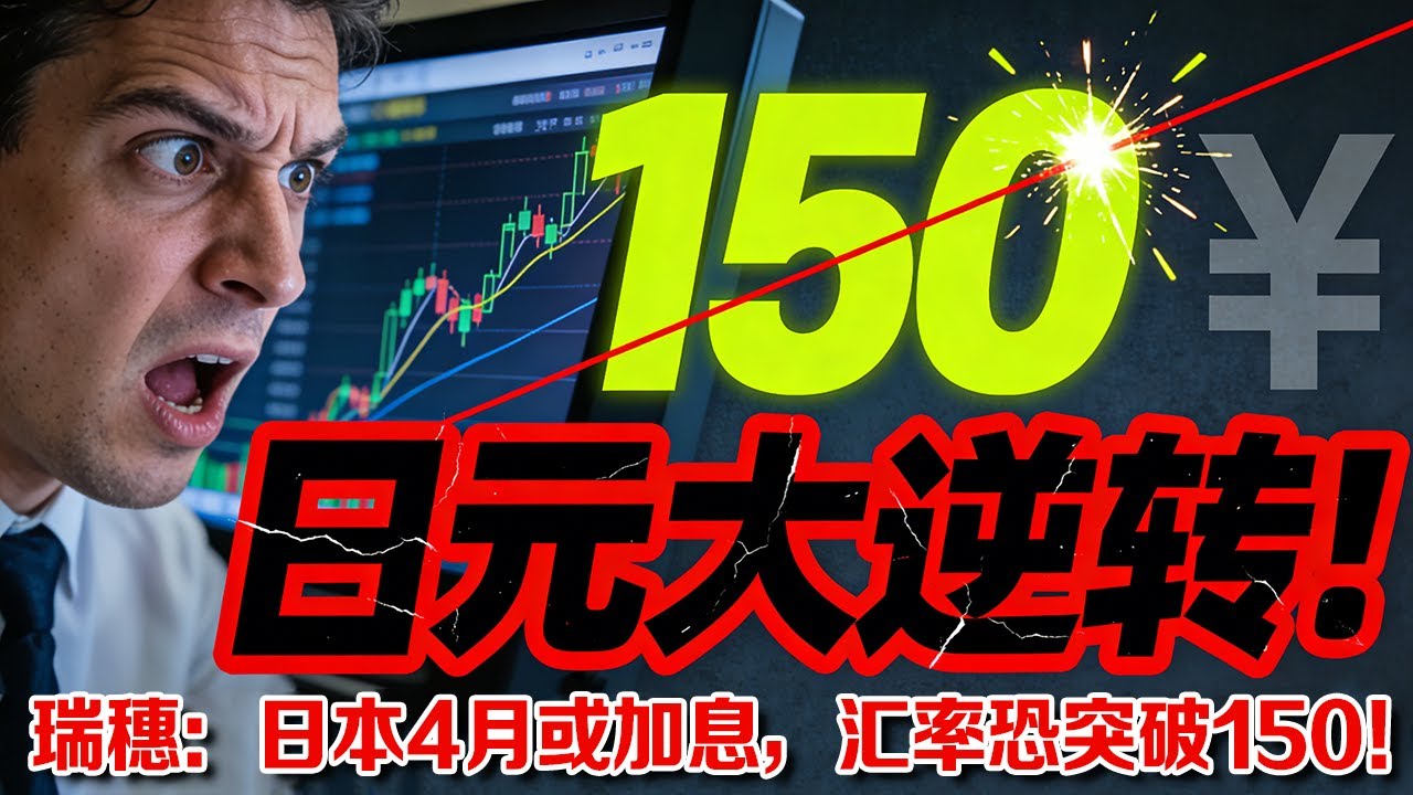日元大逆转？瑞穗：日本4月或加息，汇率恐突破150关口！