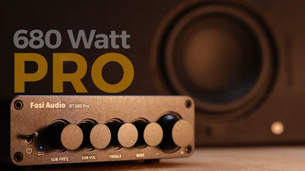 Fosi Audio BT30D Pro // 2.1CH Bluetooth 5.0 Amplifier // Sound Test