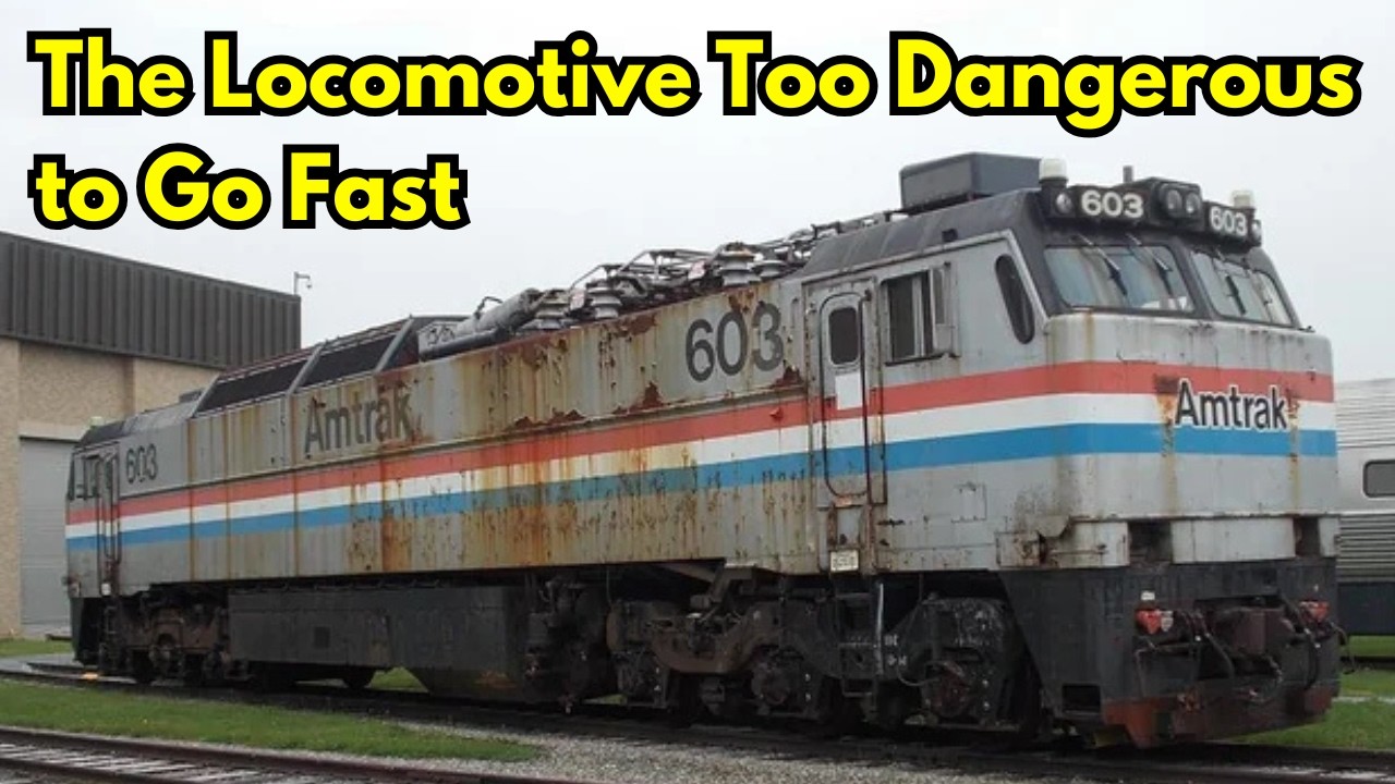 America’s $40 Million Train Disaster: The Locomotive Too Dangerous to Go Fast #amtrak #disaster #fyp