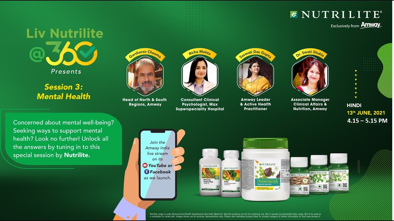 Liv Nutrilite @ 360: Session 3 on Mental Health – Hindi