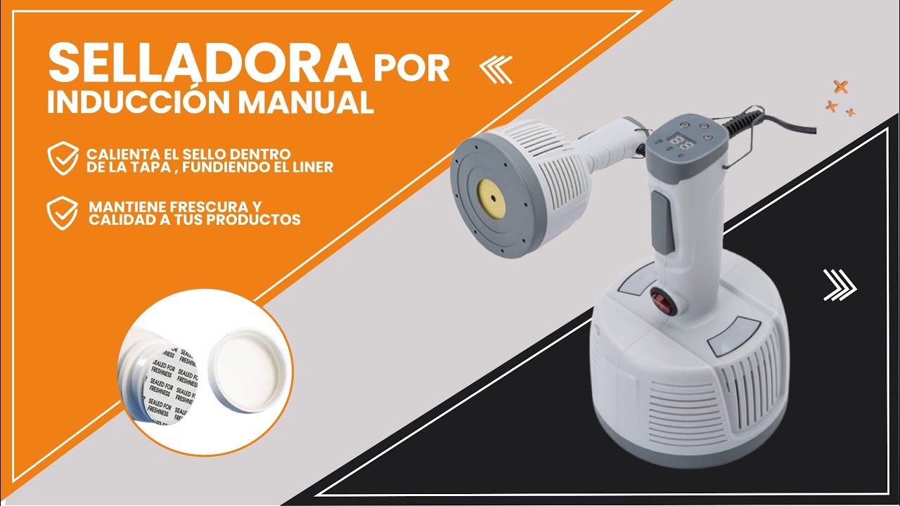 Selladora por inducción manual video tutorial