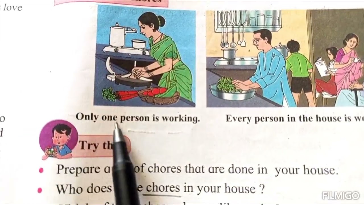 3 rd EVS  #18. My Family and Home # Marathi explanation # English and Semi English medium 