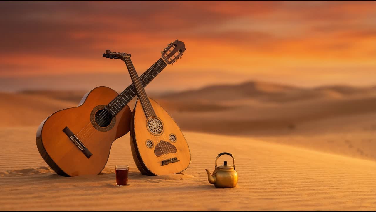 Slow Down & Chill – Spanish Guitar & Arabic Oud Flamenco Rumba Instrumental