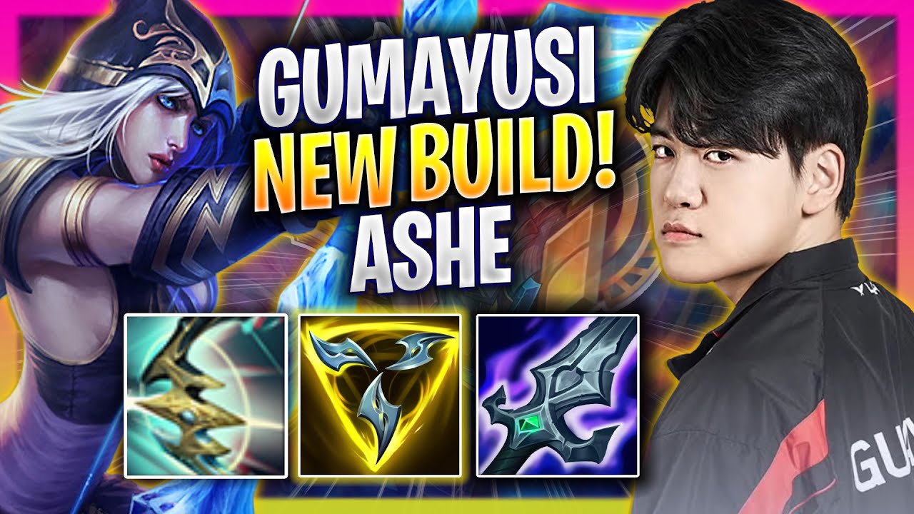 GUMAYUSI TRIES NEW ASHE BUILD! - T1 Gumayusi Plays Ashe ADC vs Ezreal! | Season 2024