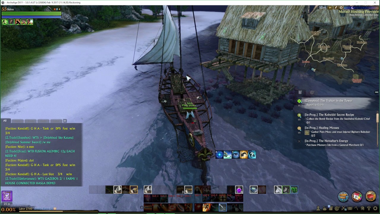 Safe Merchant Schooner Trade Route (Even with only 1 person): ArcheAge 3.0 - 2017