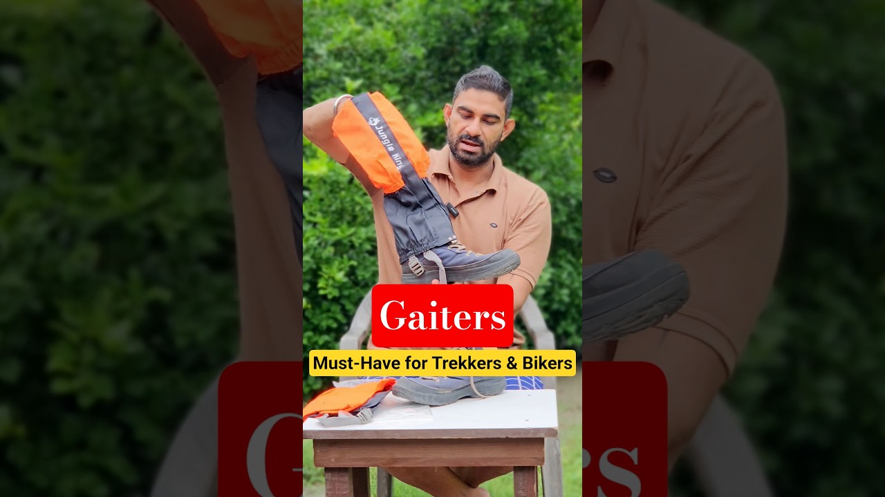 Gaiters - Must Buy item for  Trekkers & Bikers || #shorts #trekkinggear