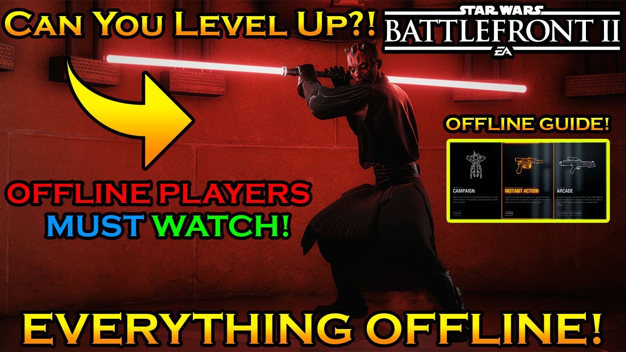 Is Star Wars Battlefront 2 Worth Buying For Offline Content!?! Offline Full Guide & Walk-Through!