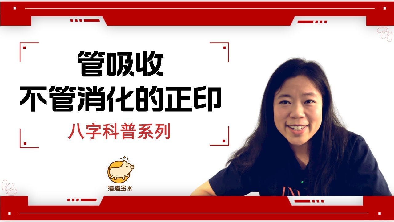 正印：管吸收不管消化的信息触角✨猪猪八字科普系列✨