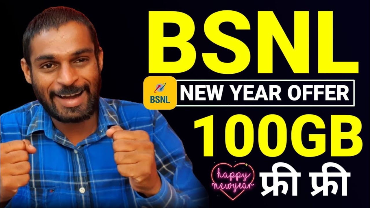 BSNL 4G Happy New Year 2026 Offer BSNL Unlimited Data Offer