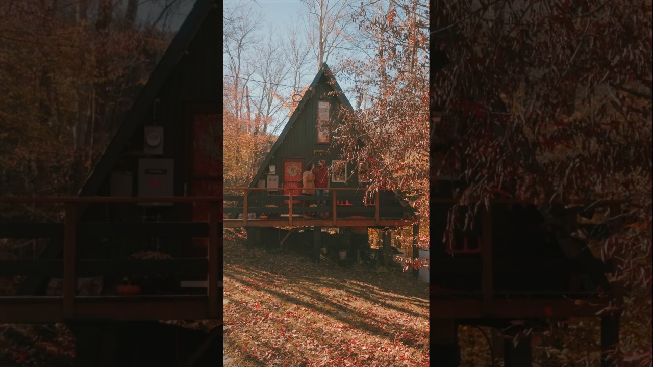 Cozy autumn cabin getaway 🍂 full video coming soon!!