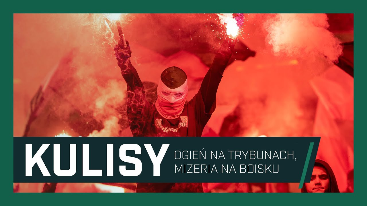 KULISY: Ogień na trybunach, mizeria na boisku