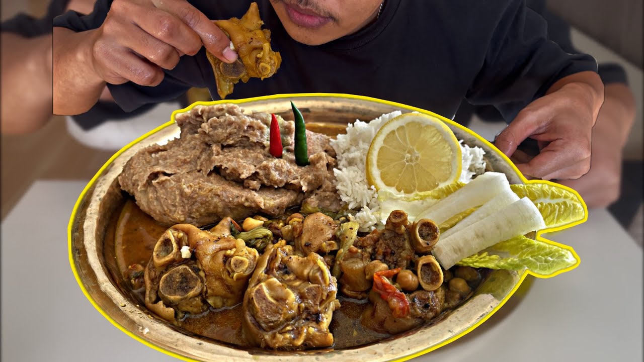 Pork Leg Curry with Dhido Rice | BIG BITE
