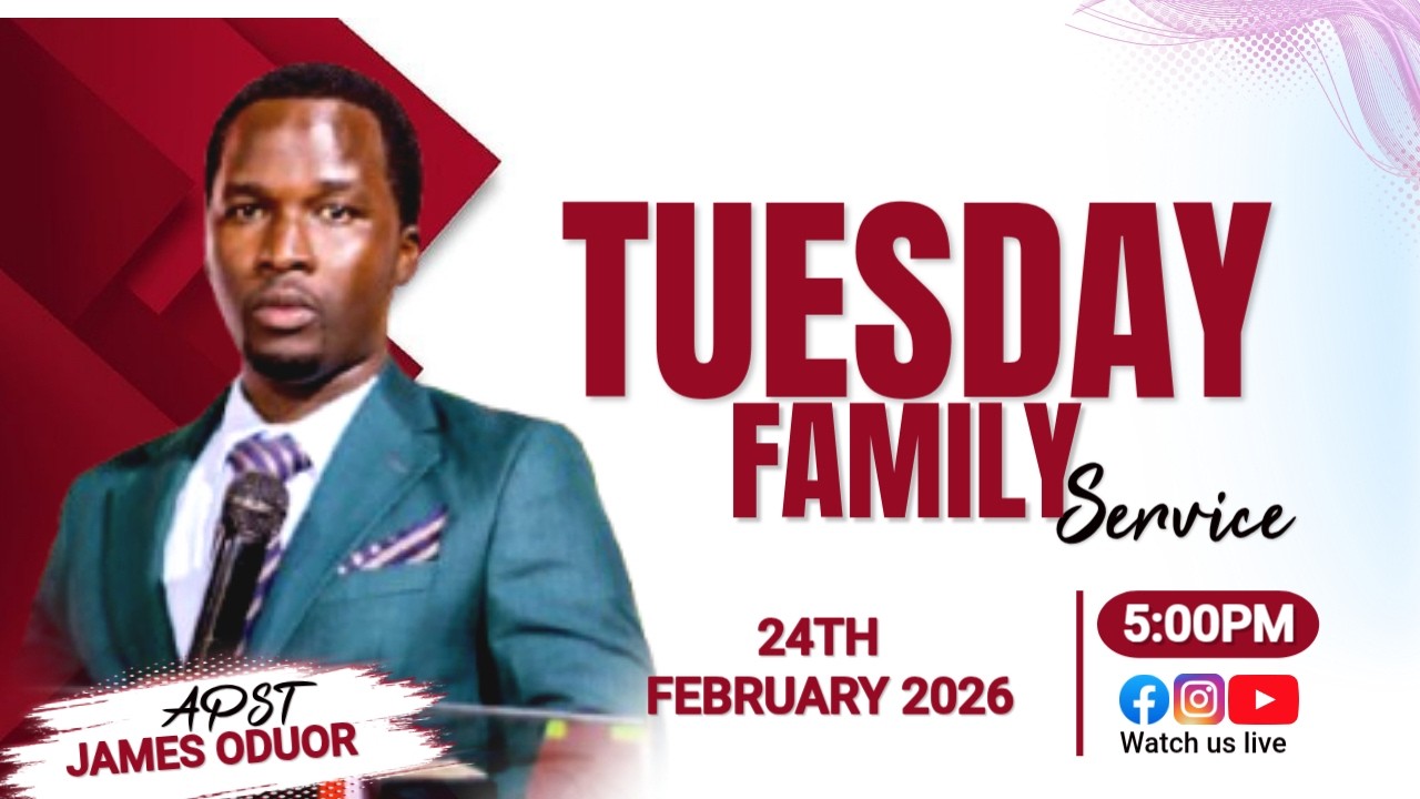 TUESDAY FAMILY SERVICE||CHRIST IN ME||24/02/2026
