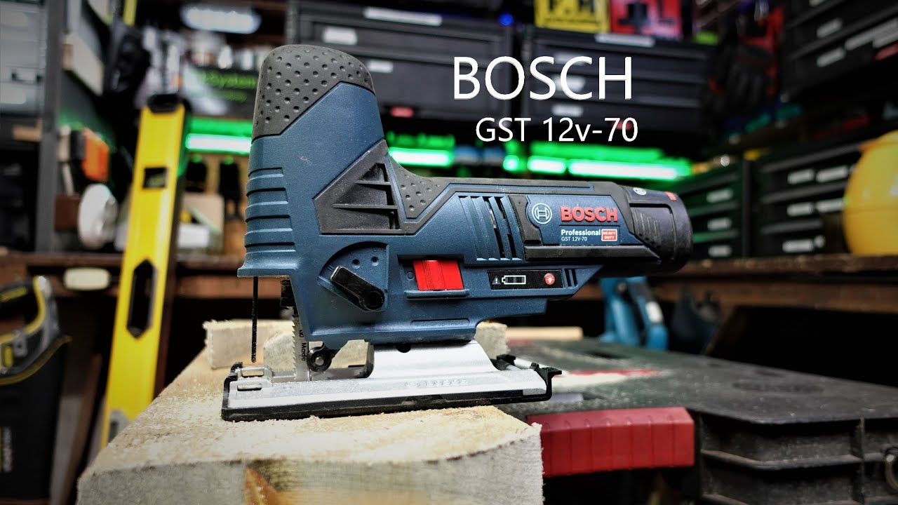 TEST!!!Bosch GST 12v-70 - Wyrzynarka akumulatorowa 12v