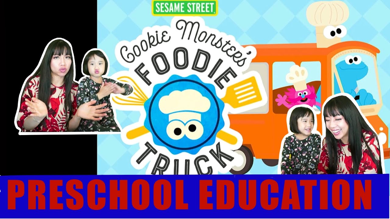 Sesame Street Cookie Monster's Foodie Truck | Learn about ingredients,  collect on a farm with Ella