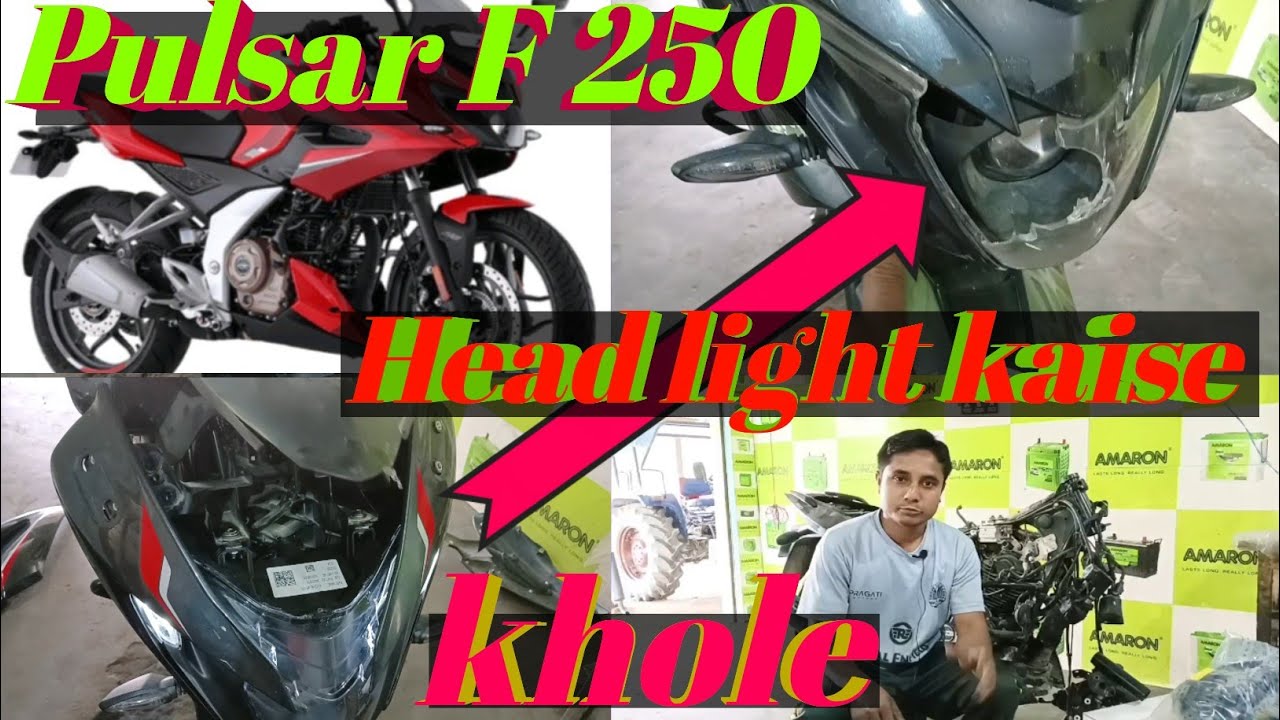 Pulsar F 250 headlight price. pulsar F 250 headlight modified.👍