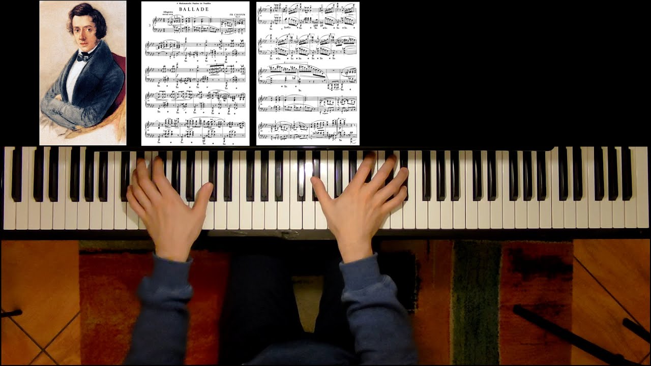 Chopin Ballade Nr. 3 Op. 47 in A Flat Major - Lesson / Tutorial