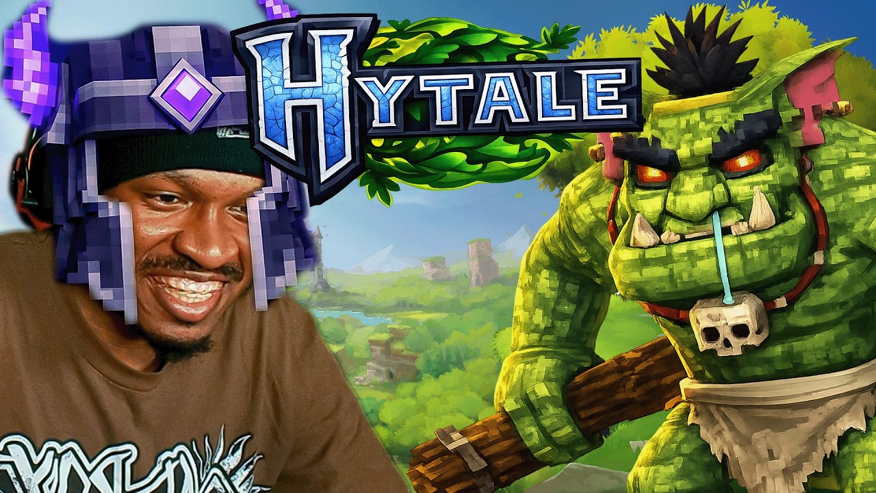 TRYING TO SURVIVE OUR FIRST DAY ON HYTALE