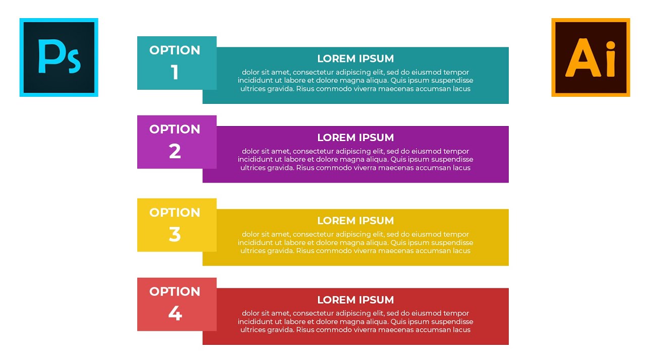 How to create an INFOGRAPHIC in Photoshop