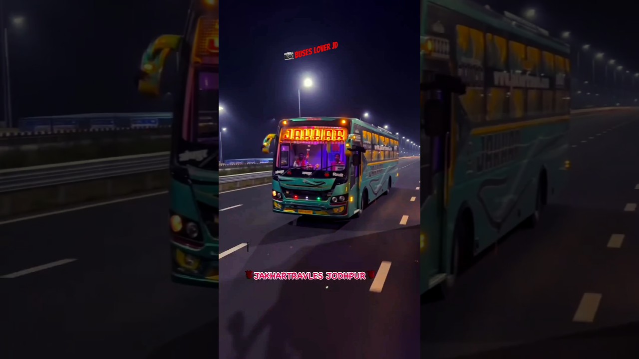 Jakhar Travels Jodhpur | Ac Sleeper Couch | video &bull; Buses Lover JD #jakhar #busloverjd #shorts