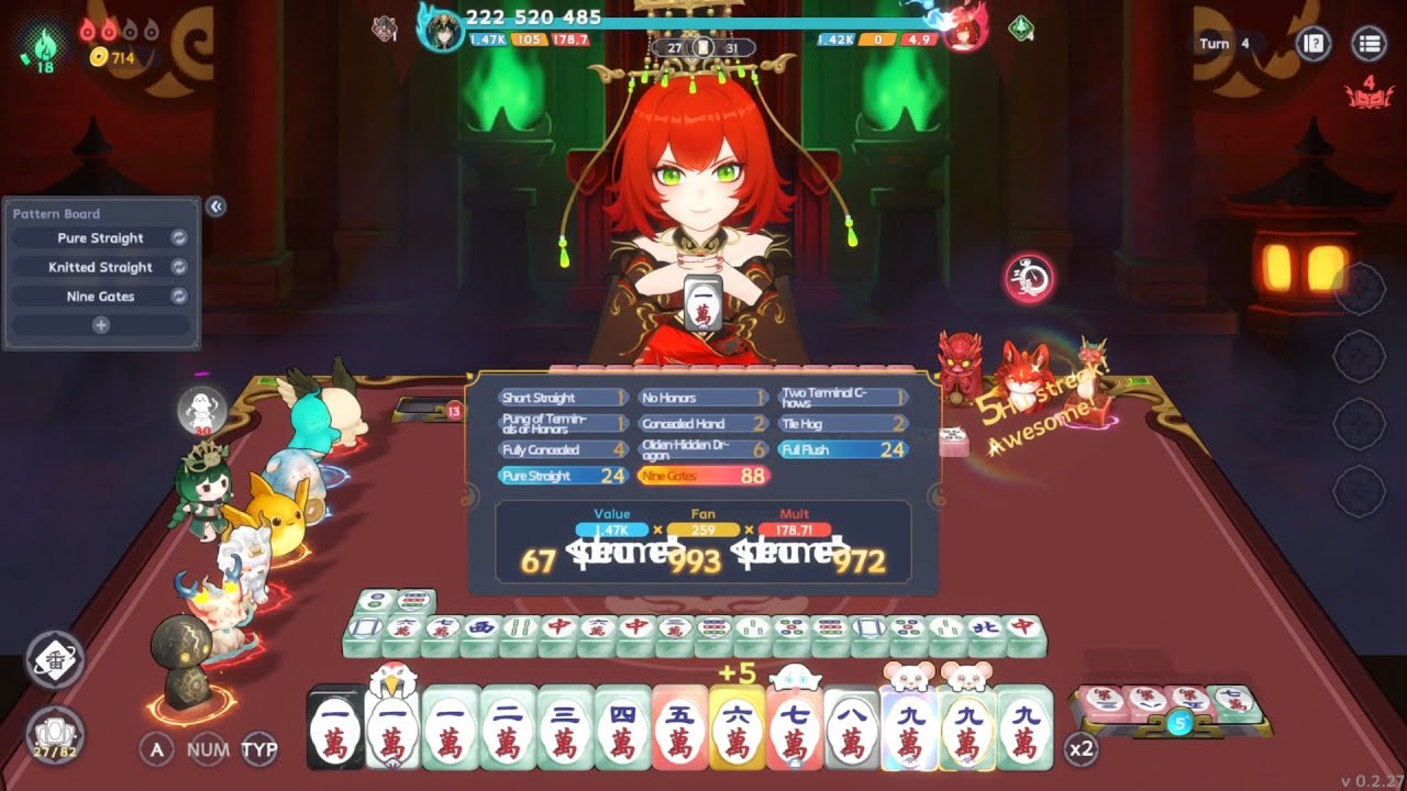 Demonic Mahjong -  Virtue Judge Wei | 676 270 898 Points | Difficulty 4