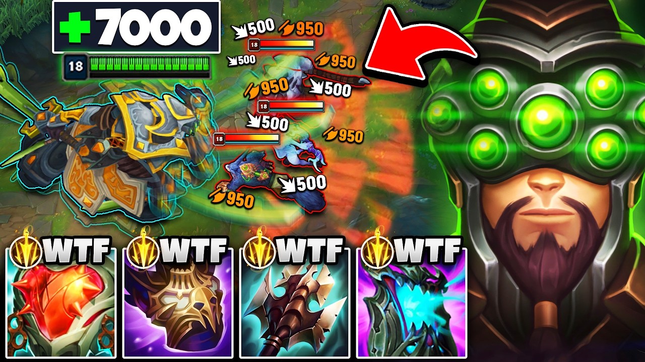 I invented a broken Tank Master Yi build with over 7000 Health... (THE REAL CARRY BUILD)