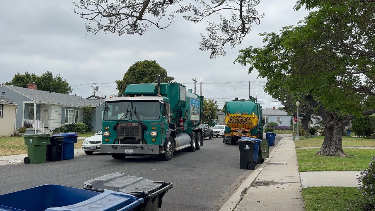 Various Garbage Trucks of West LA pt.105
