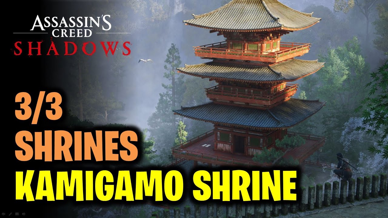 Kamigamo Shrine - All 3 Shrines Location | Assassin's Creed Shadows