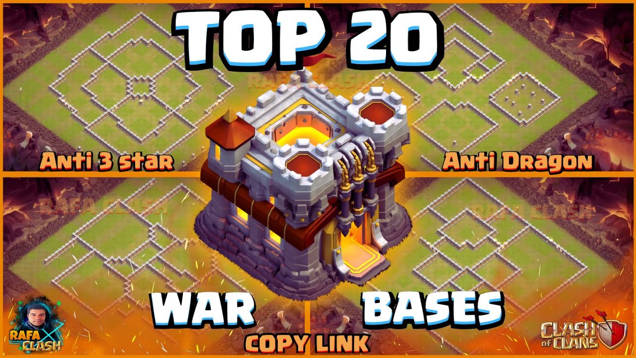 LAYOUTS PARA CV11 TOP20 WAR 2024 | BEST TOP20 TH11 WAR BASE ANTI DRAGON WITH LINK CLASH OF CLANS