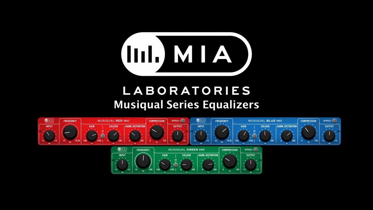 MIA Laboratories - Musiqual MkII RED, BLUE & GREEN