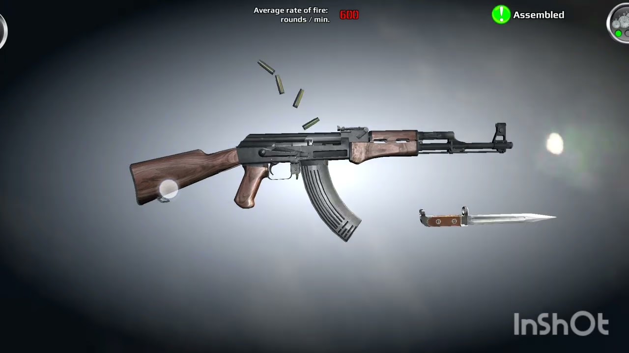 The Legendary AK-47 in Action! 💥🔥realistic simulator #gun #simulator #how to work #interesting facts