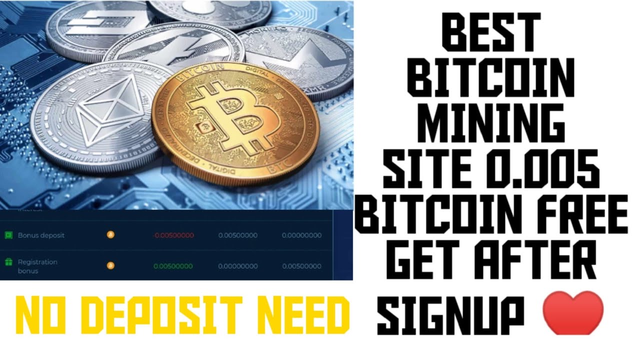 New free Bitcoin mining site 2021  free 0.005 BITCOIN FREE
