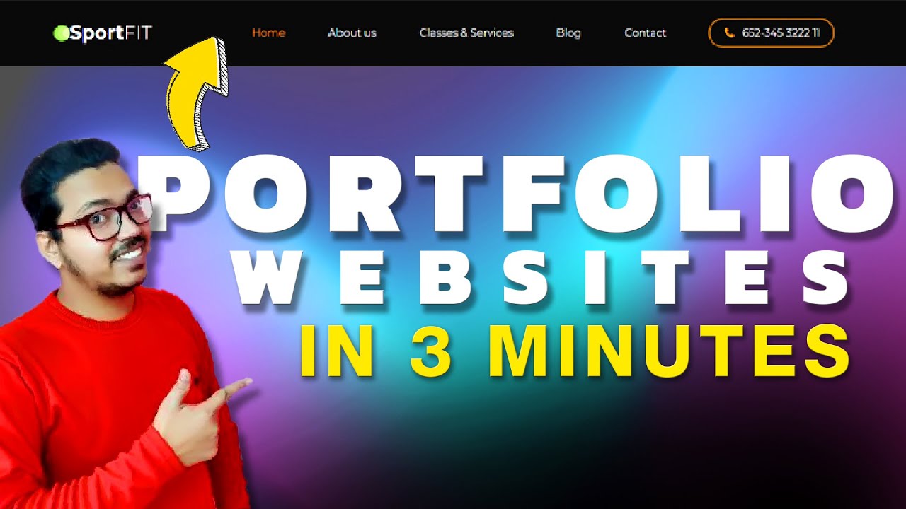 How to make a Portfolio Website using HTML ONLY*