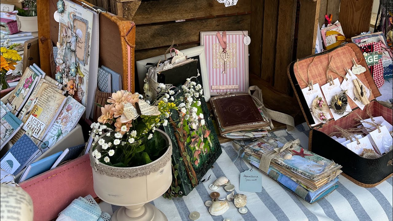 Fazit Kunsthandwerker Verkaufsstand mit Junk Journals Meine ehrliche Meinung