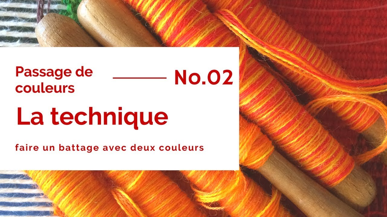 La technique du battage, passage de couleur No.02 - Willyarn