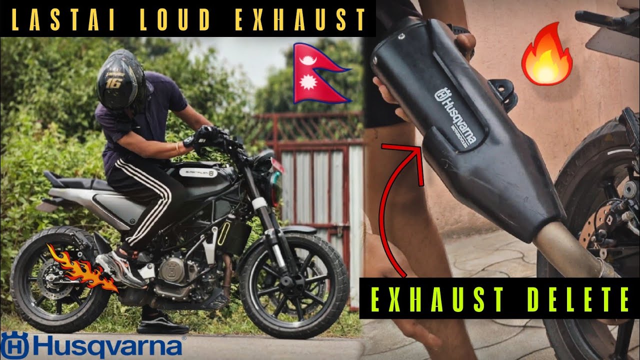 HOW TO REMOVE SILENCER/EXHAUST FROM HUSQVARNA SVARTPILEN-250 & KTM DUKE-250/390-(BS6)-SAME PROCESS!🛠