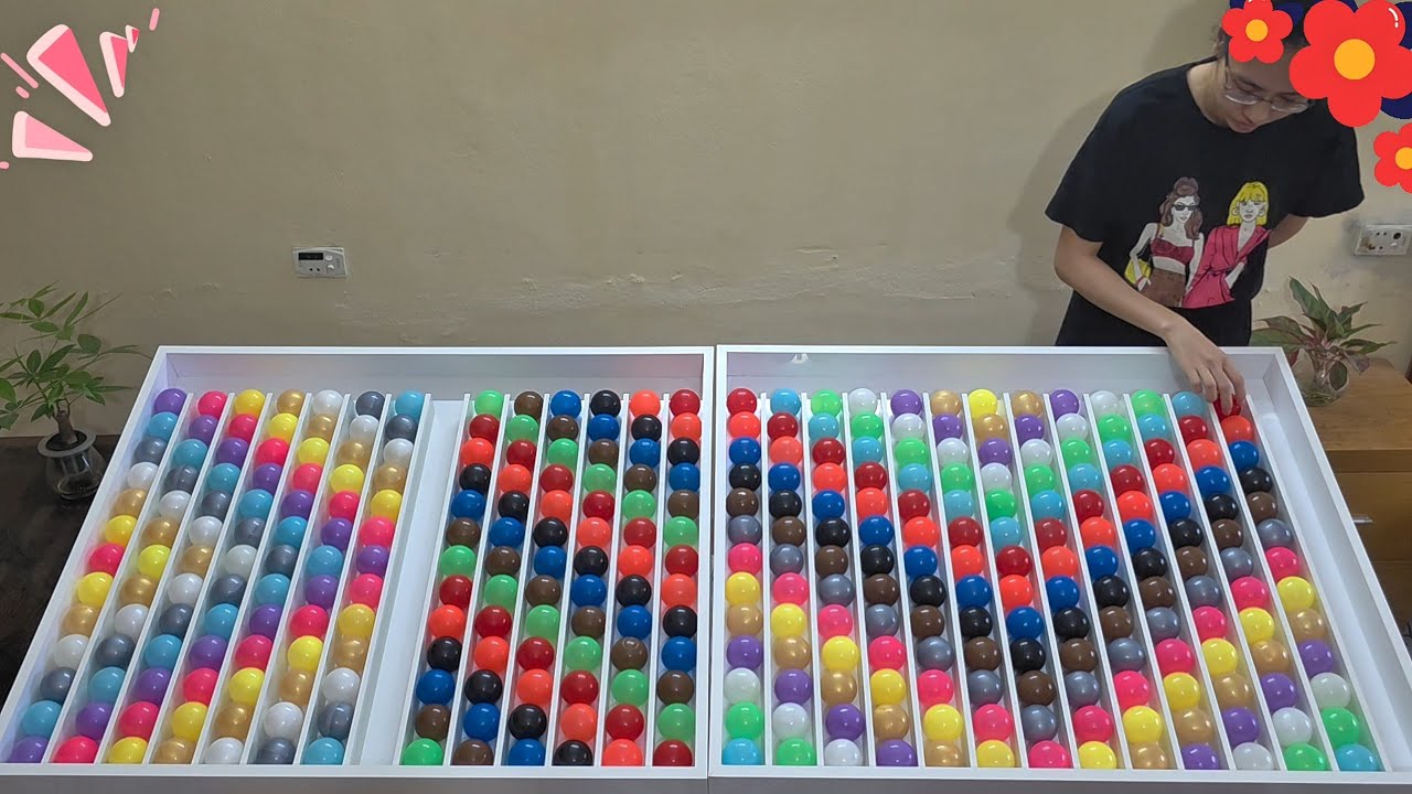 🔵🟠🟢 Color Ball Sorting Fun! | Relaxing Puzzle Game & ASMR Bliss