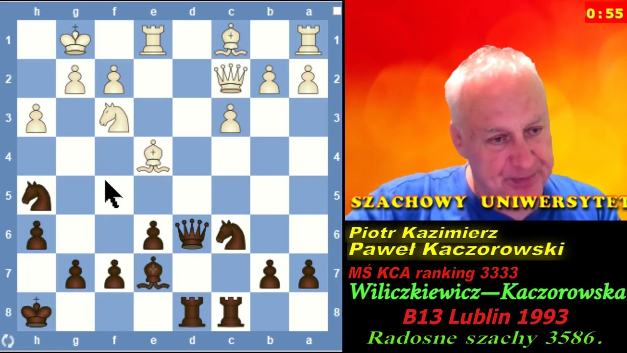 Szachy. Struktura E6-C6 przeciw D4.  RS.7325